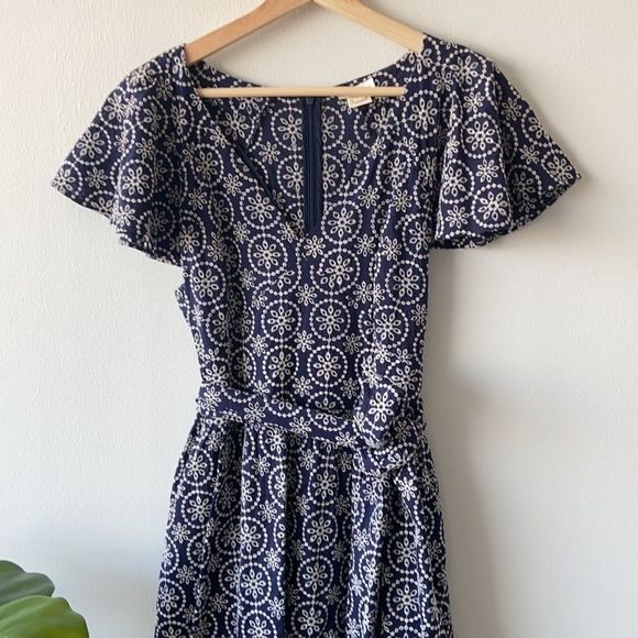 Shoshanna Anthropologie Danica Floral Lace Dress - Picture 5 of 16